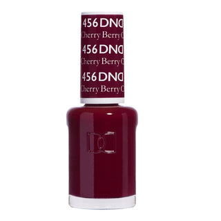 DND Nail Lacquer - 456 Red Colors - Cherry Berry by DND - Daisy Nail Designs sold by DTK Nail Supply