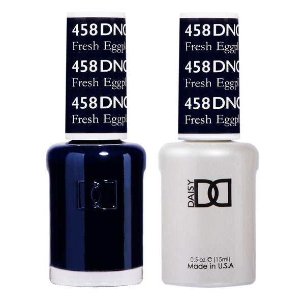  DND Gel Nail Polish Duo - 458 Fresh Eggplant by DND - Daisy Nail Designs sold by DTK Nail Supply