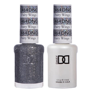  DND Gel Nail Polish Duo - 464 Silver Colors - Fairy Wings by DND - Daisy Nail Designs sold by DTK Nail Supply