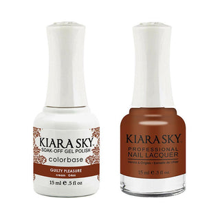  Kiara Sky Gel Nail Polish Duo - 466 Guilty Pleasure by Kiara Sky sold by DTK Nail Supply