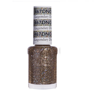 DND Nail Lacquer - 467 Gold Colors - Legendary Diamond by DND - Daisy Nail Designs sold by DTK Nail Supply