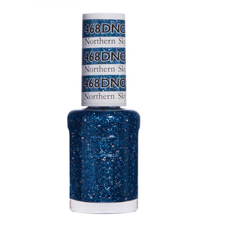 DND Nail Lacquer - 468 Blue Colors - Northern Sky by DND - Daisy Nail Designs sold by DTK Nail Supply