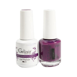  Gelixir Gel Nail Polish Duo - 046 Purple Colors - Dark Raspberry by Gelixir sold by DTK Nail Supply