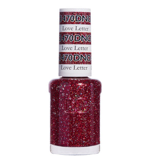 DND Nail Lacquer - 470 Red Colors - Love Letter by DND - Daisy Nail Designs sold by DTK Nail Supply