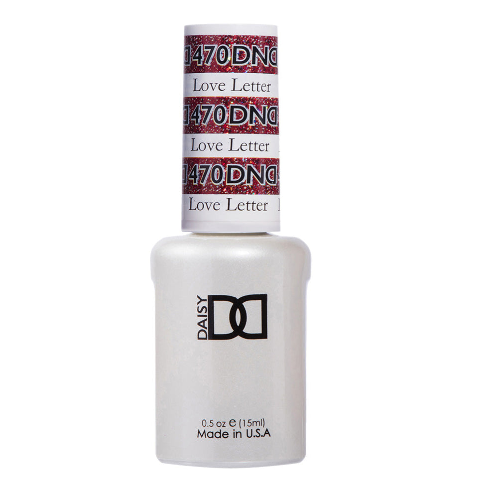 DND Gel Polish - 470 Red Colors - Love Letter by DND - Daisy Nail Designs sold by DTK Nail Supply