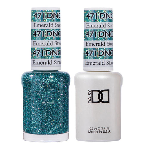  DND Gel Nail Polish Duo - 471 Emerald Stone by DND - Daisy Nail Designs sold by DTK Nail Supply