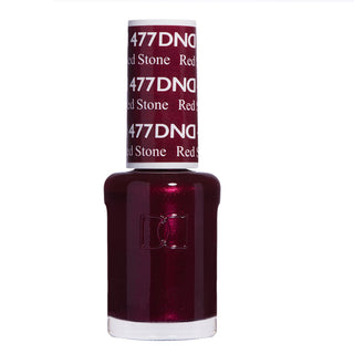 DND Nail Lacquer - 477 Red Colors - Red Stone by DND - Daisy Nail Designs sold by DTK Nail Supply