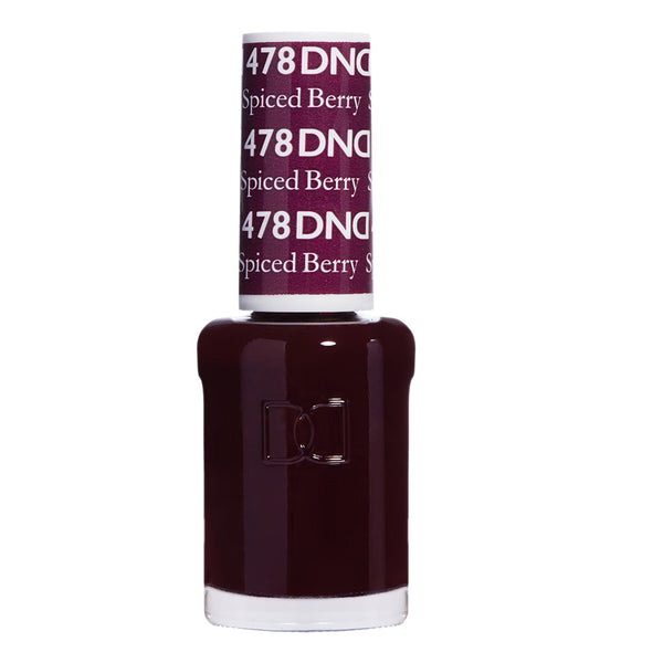 DND Nail Lacquer - 478 Red Colors - Spiced Berry by DND - Daisy Nail Designs sold by DTK Nail Supply