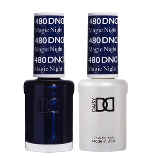  DND Gel Nail Polish Duo - 480 Purple Colors - Magic Night by DND - Daisy Nail Designs sold by DTK Nail Supply