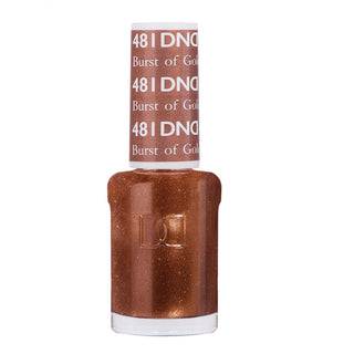 DND Nail Lacquer - 481 Gold Colors - Burst of Gold by DND - Daisy Nail Designs sold by DTK Nail Supply