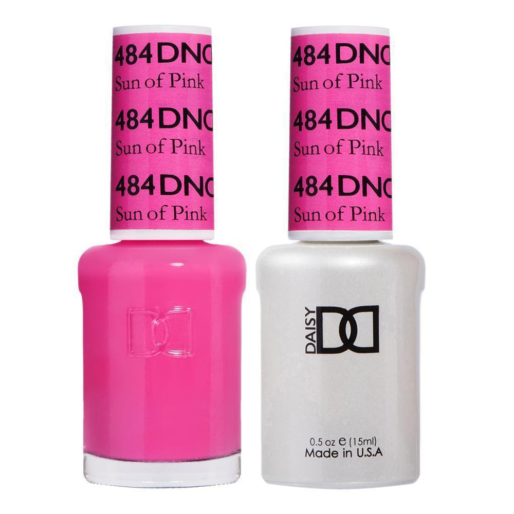  DND Gel Nail Polish Duo - 484 Sun of Pink by DND - Daisy Nail Designs sold by DTK Nail Supply