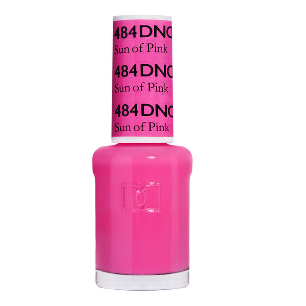 DND Nail Lacquer - 484 Pink Colors - Sun of Pink by DND - Daisy Nail Designs sold by DTK Nail Supply