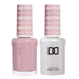 DND Gel Nail Polish Duo - 488 Brown Colors - Season Beige by DND - Daisy Nail Designs sold by DTK Nail Supply