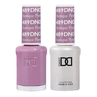  DND Gel Nail Polish Duo - 489 Purple Colors - Antique Purple by DND - Daisy Nail Designs sold by DTK Nail Supply