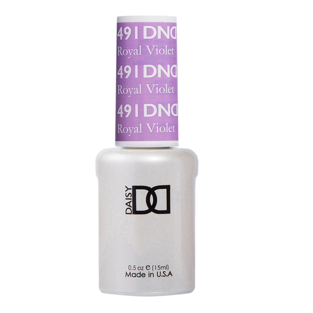 DND Gel Polish - 491 Purple Colors - Royal Violet by DND - Daisy Nail Designs sold by DTK Nail Supply