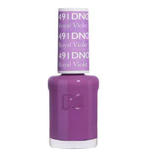 DND Nail Lacquer - 491 Purple Colors - Royal Violet by DND - Daisy Nail Designs sold by DTK Nail Supply