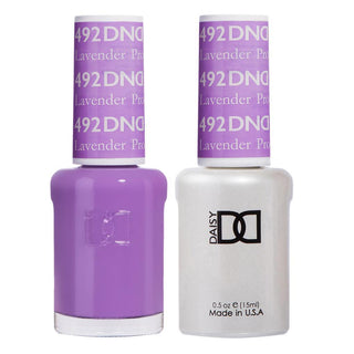  DND Gel Nail Polish Duo - 492 Purple Colors - Lavender Prophet by DND - Daisy Nail Designs sold by DTK Nail Supply