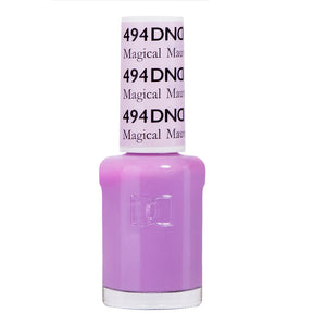 DND Nail Lacquer - 494 Purple Colors - Magical Mauve by DND - Daisy Nail Designs sold by DTK Nail Supply