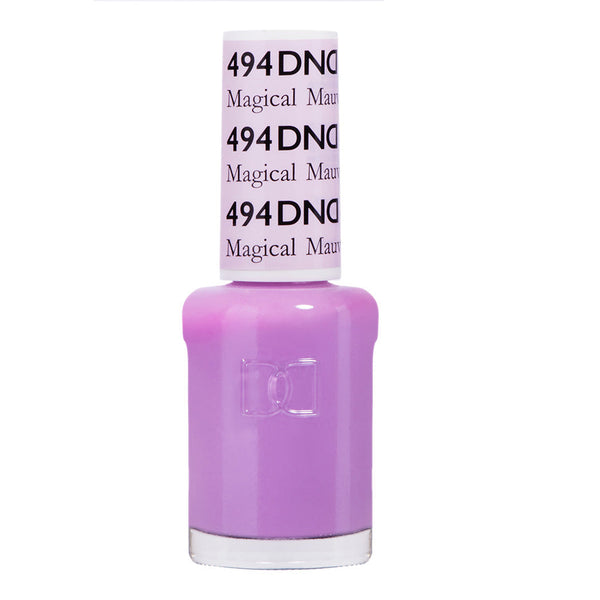 DND Nail Lacquer - 494 Purple Colors - Magical Mauve by DND - Daisy Nail Designs sold by DTK Nail Supply