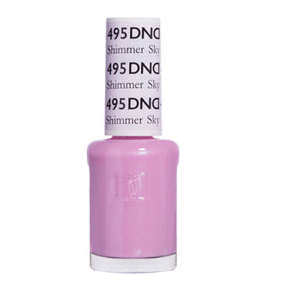 DND Nail Lacquer - 495 Purple Colors - Shimmer Sky