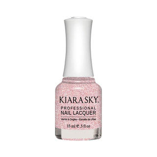  Kiara Sky Nail Lacquer - 496 Pinking Of Sparkle by Kiara Sky sold by DTK Nail Supply