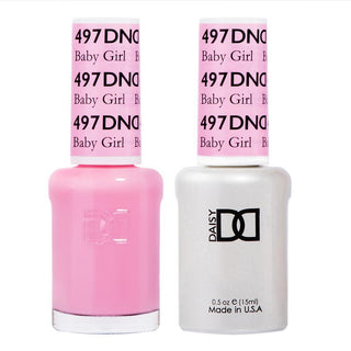  DND Gel Nail Polish Duo - 497 Pink Colors - Baby Girl by DND - Daisy Nail Designs sold by DTK Nail Supply