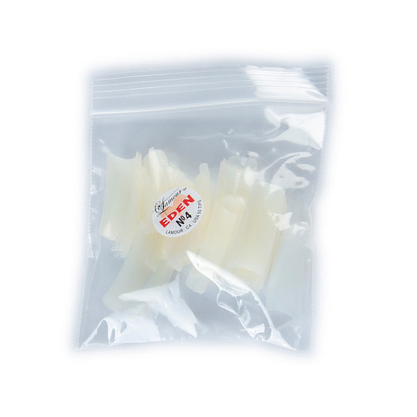  Lamour Eden Natural Tips 50pcs/bag, #4 by Other sold by DTK Nail Supply