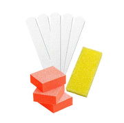 5 Mini Files + 3 Buffers + 1 Pumice - DTK Nail Supply