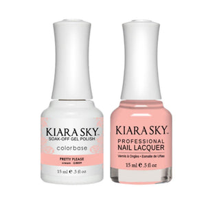  Kiara Sky Gel Nail Polish Duo - All-In-One - 5009 PRETTY PLEASE by Kiara Sky All In One sold by DTK Nail Supply