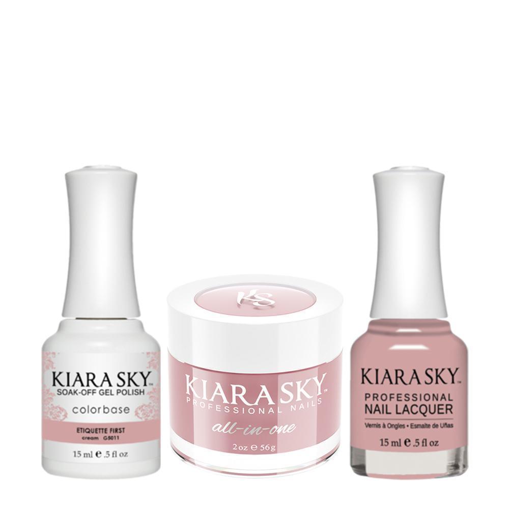  Kiara Sky All-In-One 3 in 1 - 5011 ETIQUETTE FIRST by Kiara Sky All In One sold by DTK Nail Supply