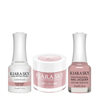  Kiara Sky All-In-One 3 in 1 - 5011 ETIQUETTE FIRST by Kiara Sky All In One sold by DTK Nail Supply