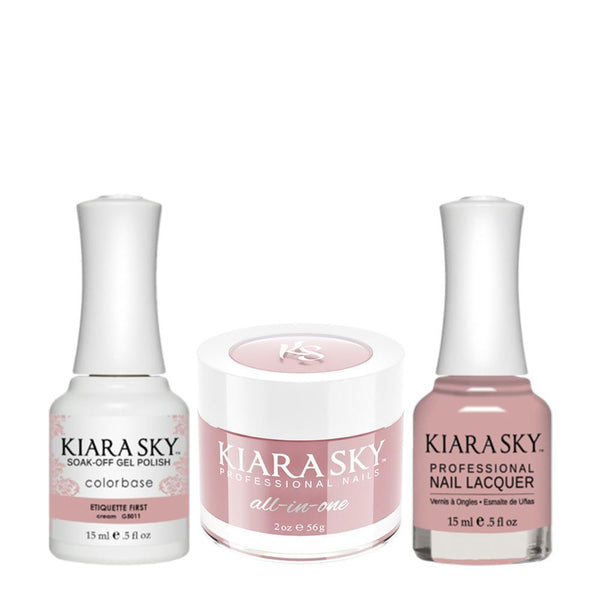  Kiara Sky All-In-One 3 in 1 - 5011 ETIQUETTE FIRST by Kiara Sky All In One sold by DTK Nail Supply