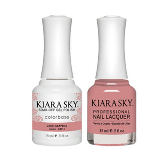  Kiara Sky Gel Nail Polish Duo - All-In-One - 5012 CHIC HAPPENS by Kiara Sky All In One sold by DTK Nail Supply