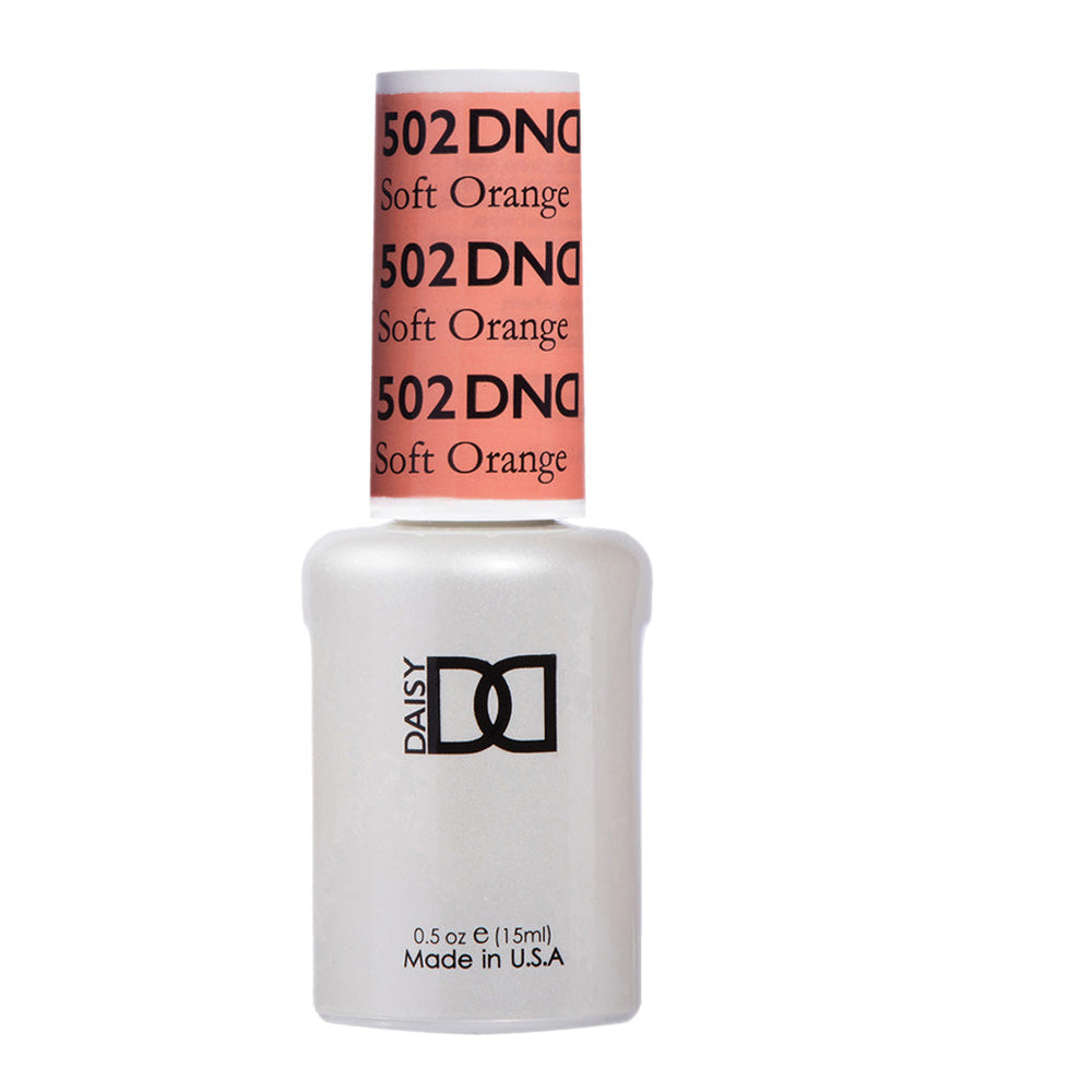 DND Gel Polish - 502 Orange Colors - Soft Orange by DND - Daisy Nail Designs sold by DTK Nail Supply