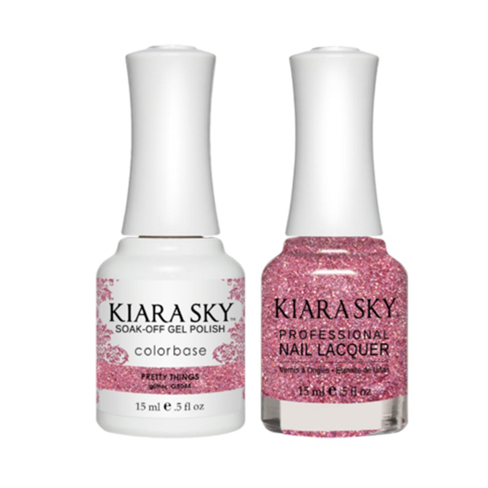 Kiara Sky Gel Nail Polish Duo - All-In-One - 5044 PRETTY THINGS by Kiara Sky sold by DTK Nail Supply