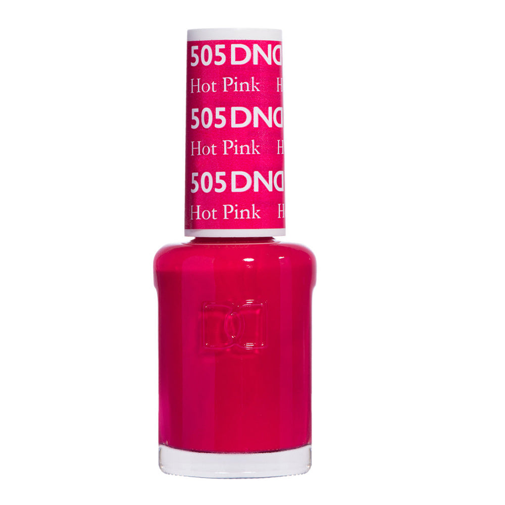 DND Nail Lacquer - 505 Pink Colors - Hot Pink by DND - Daisy Nail Designs sold by DTK Nail Supply