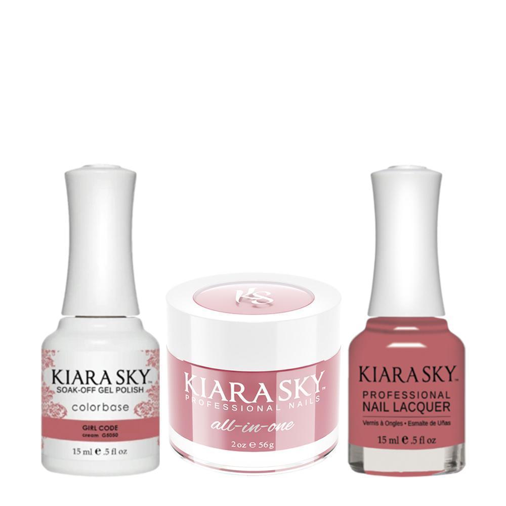  Kiara Sky All-In-One 3 in 1 - 5050 GIRL CODE by Kiara Sky All In One sold by DTK Nail Supply