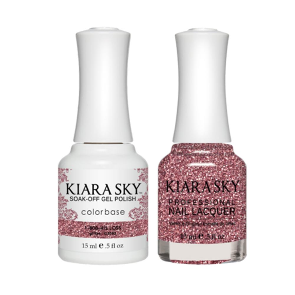  Kiara Sky Gel Nail Polish Duo - All-In-One - 5053 1-800-HIS LOSS by Kiara Sky sold by DTK Nail Supply