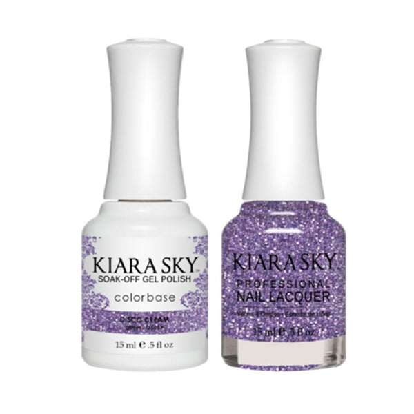  Kiara Sky Gel Nail Polish Duo - All-In-One - 5059 DISCO DREAM by Kiara Sky sold by DTK Nail Supply