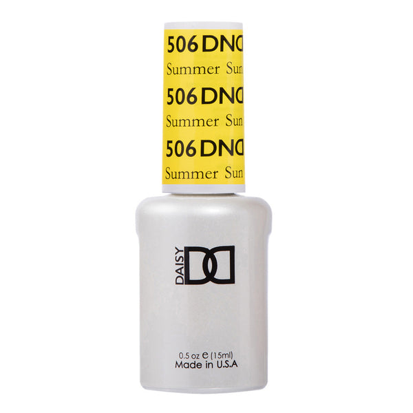DND Gel Polish - 506 Yellow Colors - Summer Sun by DND - Daisy Nail Designs sold by DTK Nail Supply