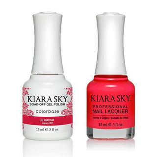 Kiara Sky Gel Nail Polish Duo - 507 Red Colors - In bloom by Kiara Sky sold by DTK Nail Supply