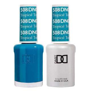  DND Gel Nail Polish Duo - 508 Green Colors - Tropical Teal by DND - Daisy Nail Designs sold by DTK Nail Supply