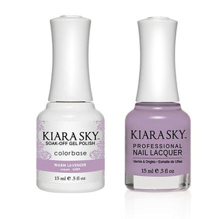  Kiara Sky Gel Nail Polish Duo - 509 Purple Colors - Warm lavender by Kiara Sky sold by DTK Nail Supply