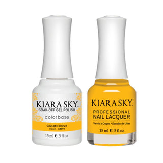  Kiara Sky Gel Nail Polish Duo - All-In-One - 5095 GOLDEN HOUR by Kiara Sky sold by DTK Nail Supply