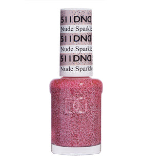 DND Nail Lacquer - 511 Pink Colors - Nude Sparkle by DND - Daisy Nail Designs sold by DTK Nail Supply