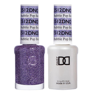  DND Gel Nail Polish Duo - 512 Purple Colors - Bubble Pop by DND - Daisy Nail Designs sold by DTK Nail Supply