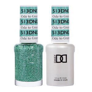  DND Gel Nail Polish Duo - 513 Ode to Green by DND - Daisy Nail Designs sold by DTK Nail Supply
