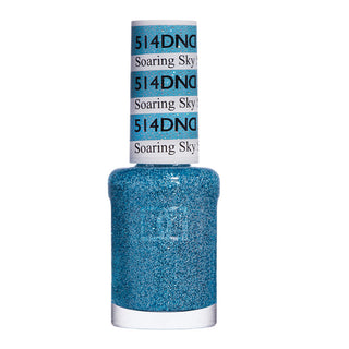 DND Nail Lacquer - 514 Blue Colors - Soaring Sky by DND - Daisy Nail Designs sold by DTK Nail Supply