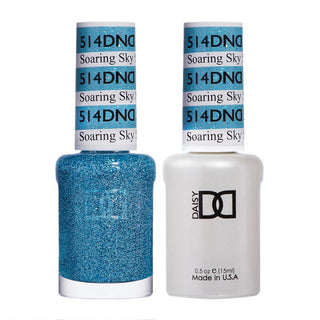  DND Gel Nail Polish Duo - 514 Blue Colors - Soaring Sky by DND - Daisy Nail Designs sold by DTK Nail Supply