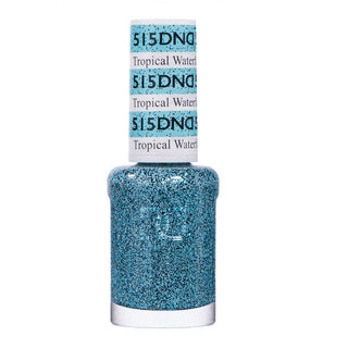 DND Nail Lacquer - 515 Blue Colors - Tropical Waterfall by DND - Daisy Nail Designs sold by DTK Nail Supply